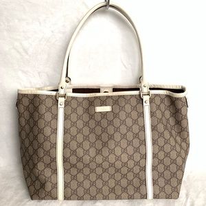 gucci supreme canvas logo tote